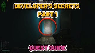 Developers Secrets Part 1 Quest Guide  Streets of Tarkov escapefromtarkov tarkov [upl. by Dru967]