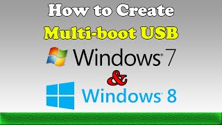 Multiboot USB Windows 7 and Windows 8 [upl. by Ridgley]