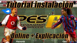 COMO DESCARGAR E INSTALAR PES 6 ORIGINAL  ONLINE MEDIAFIRE TUTORIAL 2024 [upl. by Desdamona]