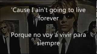 Bon Jovi  Its My Life Lyrics subtitulada y traducida al español [upl. by Milks658]