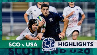 HIGHLIGHTS  Scotland v USA  World Rugby U20 World Trophy 2024 Final [upl. by Oliy43]