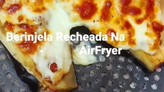 Berinjela Recheada Com Sardinha Na AirFryer [upl. by Atinihs]