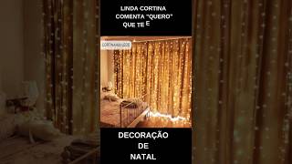 Kit 2 Cortinas 900 Led 4x3 Branca Quente Emenda Festas shorts [upl. by Parrisch]