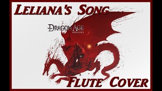 Dragon Age Origins  Lelianas Song  Flute Cover [upl. by Rosel]