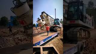 B R 165 MAIT PILING RIG MACHINE LOADING miya bhai55 youtube video [upl. by Htebaras]