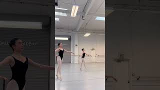 How we do Pirouettes in Center Osipova Ballet Academy  Vaganova training in California dance [upl. by Plante]