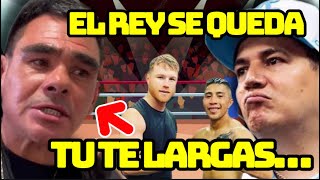 EL CANELO TEAM CORRIO AL ENTRENADOR DE REY MARTINEZ AQUI LOS DETALLES  CHALE [upl. by Naillij876]