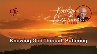 March 24  Daily Devotion  Knowing God Through Suffering  Zac Poonen [upl. by Annabela20]