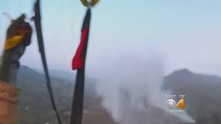 Smokejumper Dives Towards Colorado Wildfire [upl. by Thacher]