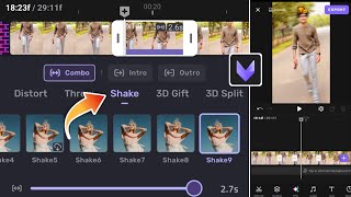 Shake Effect Video Editing App  Vivacut Tutorial  Trending Reels Video Editing  Reels Editing App [upl. by Henrik]