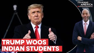 Trump to Give Green Cards to Foreign College Graduates Particularly Indians  Firstpost America [upl. by Yeknarf]