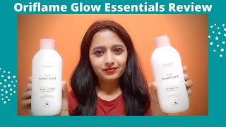 Oriflame Glow Essentials Range Review  Shower Ge Soap Body Lotion  By HealthAndBeautyStation [upl. by Novrej655]