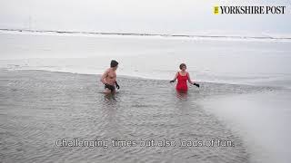 Cold Water Swimming Todmorden 13th February 2021 [upl. by Minier288]