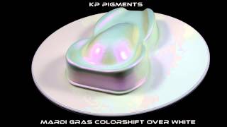 KP Pigments Mardis Gras ColorShift over a White PlastiDip Basecoat [upl. by Palua125]