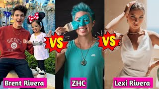 Lexi Rivera vs Brent Rivera vs ZHC Lifestyle Comparison 2024 [upl. by Belding]