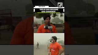 “Delhi has become gas chamber” BJP’s Shehzad Poonawalla slams Delhi govt for high level of AQI [upl. by Bigner]