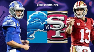 NFL NFC Championship  NFL on Fox  LIONS VS 49ERS [upl. by Cirre]