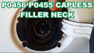 P0456 CAPLESS FILLER NECK REPLACEMENT 2010 Ford Explorer f150 f250 fuel [upl. by Siger]