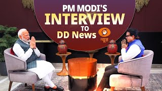 LIVE PM Modis interview to DD News [upl. by Trahurn265]