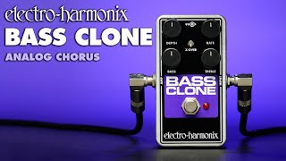 ElectroHarmonix Bass Clone Chorus Pedal [upl. by Seamus276]