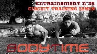 FITNESS entraînement SANS MATERIEL complet en 12 min 35 [upl. by Padraic288]