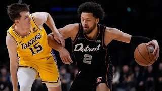 Detroit Pistons vs Los Angeles Lakers  Full Game Highlights  February 13 202324 NBA Season [upl. by Adaha]