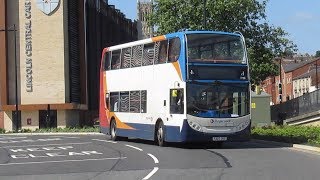 Buses amp Trains at Lincoln June 2018 [upl. by Anialeh]