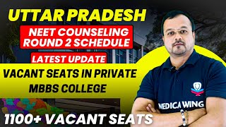 UP NEET Private MBBS vacant Seat in Round 2  Private MBBS cut off marks in Uttar Pradesh 2024 [upl. by Carmella]