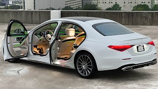 2024 Mercedes S Class S580 V8  Sound Interior and Exterior [upl. by Hayidah981]