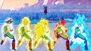 Dragon Ball Z Kakarot  All Bardock Transformations Base amp Super Saiyan Blue 4K 60fps [upl. by Fredie]