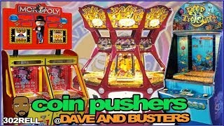 Coin Pushers at Dave amp Busters [upl. by Aron]