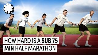 Trying To Run A Sub 75 Minute Half Marathon As A Relay Team [upl. by Cummings766]