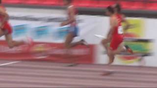 European Youth Olympic Festival  Athletics 4x100 Final Boys [upl. by Ahsyle]