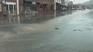 Boone NC sees surge of flooding [upl. by Finny604]