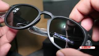 UNBOXING OAKLEY PITCHMAN R round BLACK PRIZM GREY TAGALOG [upl. by Ecnarwal]