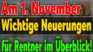 Erste Rentenzahlungen Informationen zur gesetzlichen Rentenversicherung ab 1 November [upl. by Tresa]