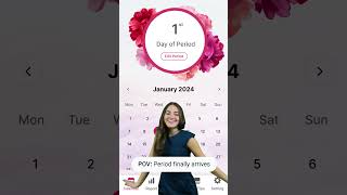 Period Tracker  Regular Periods  Pregnancy  Period Calendar [upl. by Barret928]