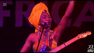 Fatoumata Diawara in Concert  30th Africa Festival Würzburg 2018 [upl. by Edalb]