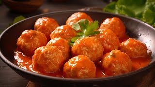 Albóndigas Jugosas en Salsa de Tomate ¡Una Delicia Irresistible [upl. by Itida647]