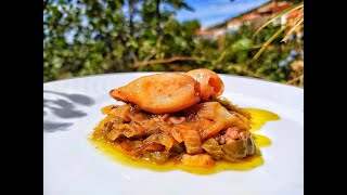 RECETA FACIL Chipirones encebollados [upl. by Carper]