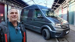 Wohnmobil Selbstausbau 2025 🥳 VW Crafter Markus zeigt einzigartige Skills beim Campervan Bau [upl. by Elvina491]