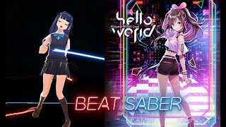 Beat Saber Kizuna AI  AIAIAI feat Yasutaka Nakata EXPERT [upl. by Arrimat323]