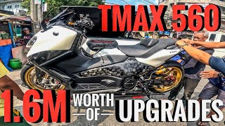 Picking up a Heavily Modified Yamaha TMAX 560 Techmax  TorqKey [upl. by Kalb]