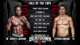 EBD2  Roggy Lawson Vs Steven Cnudde [upl. by Hetty510]