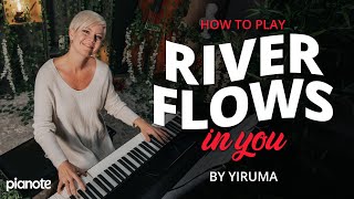 How to play River Flows In You by Yiruma 🎹 Beginner Piano Tutorial [upl. by Eikin]