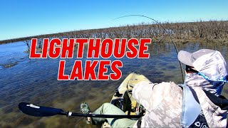 Catching Redfish Lighthouse Lakes Port Aransas TX [upl. by Earazed]