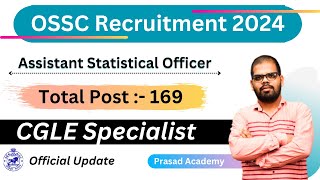 OSSC Assistant Statistical Officer Recruitment 2024 Assistant Statistical Officer Recruitment 2024 [upl. by Suoirad]