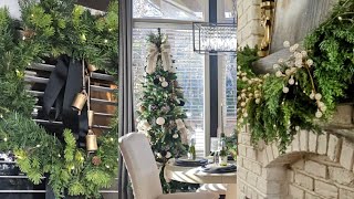 2 Stunning Christmas Trees 1 Elegant Diy Centerpiece Decorate With Me [upl. by Esdnyl125]