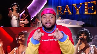 RAYE x LIVE AT THE 2024 BRIT AWARDS  REACTION [upl. by Llertnauq]