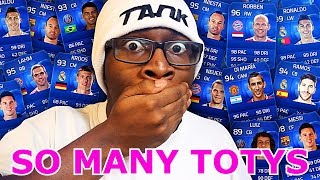 SO MANY TOTY PLAYERS IN 1 PACK OPENING [upl. by Merwyn442]